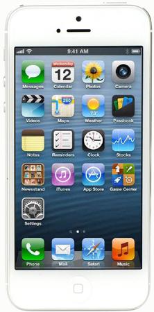 Смартфон Apple iPhone 5 64Gb White & Silver - Мариинск