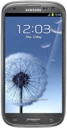 Смартфон Samsung Galaxy S3 GT-I9300 16Gb Titanium grey - Мариинск